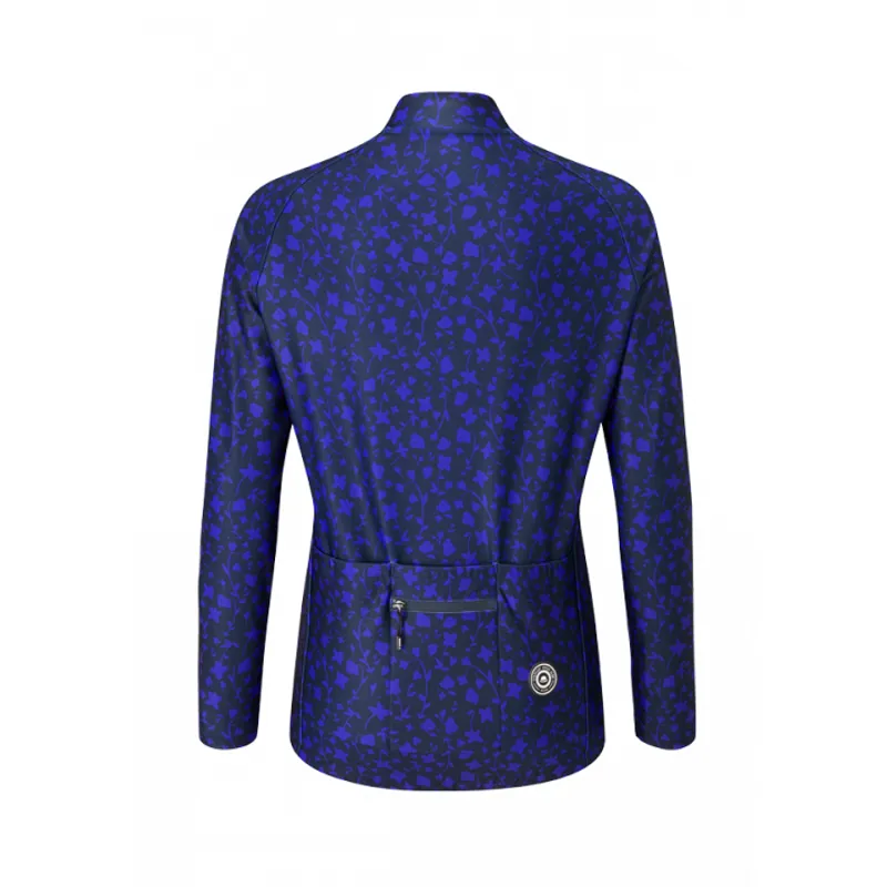 Chapeau Rosa Thermal Long Sleeve Womens Jersey  Deep Ocean-1